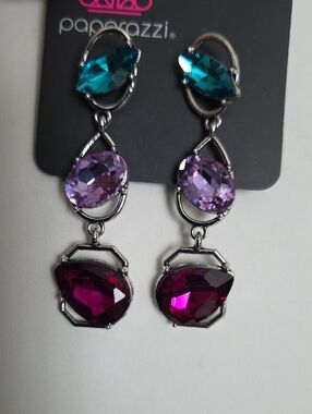 Paparazzi Dimensional Dance Multi Earrings NWT